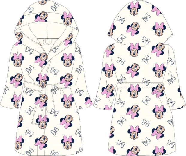 Disney Minnie Mouse pige-badekåbe (98–128 cm) - 1 stk.