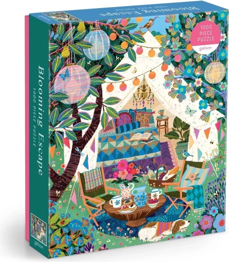 Puzzle Galison Blomstrende flugt 1000 brikker – illustration af Victoria Ball