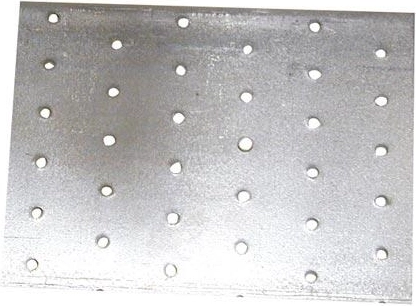 Forbindelsesplade 100 × 200 mm, stål 2,0 mm