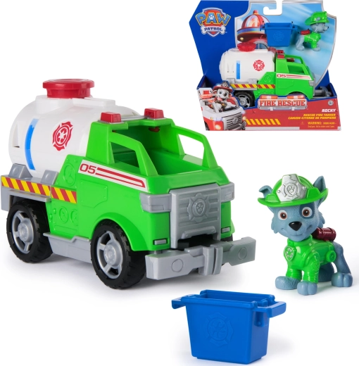 Paw Patrol Rocky – brandvæsentankvogn med figur