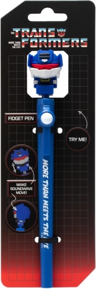 Pen med Transformers-figur