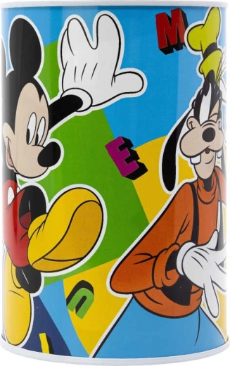 Disney Mickey Mouse sparebøsse i cylinderform 10 × 15 cm – 1 stk.