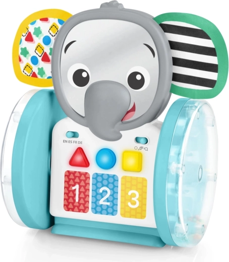 Interaktiv musikalsk legetøj til babyer Chase & Tap Earl 2-i-1 – elefant BABY EINSTEIN (6 m+)