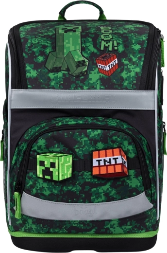 Skoleaktetaske Baagl Zippy Plus MINECRAFT Boom