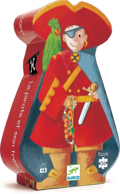 DJECO Puslespil Pirat 36 brikker