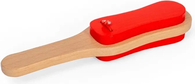 Bigjigs Toys træ-kastagnetter med håndtag