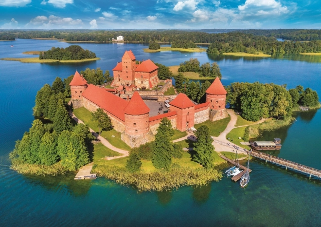 Puslespil TREFL Trakai Slot 1000 brikker