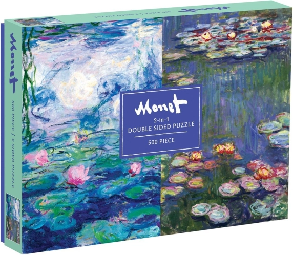 Dobbelt­siddet Monet-puslespil 500 brikker