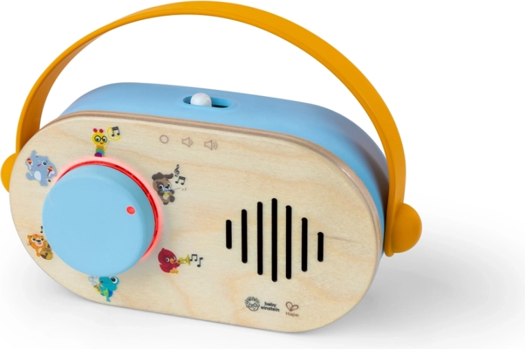 Musikradio til babyer Discovery Radio fra BABY EINSTEIN og HAPE, 6 m+