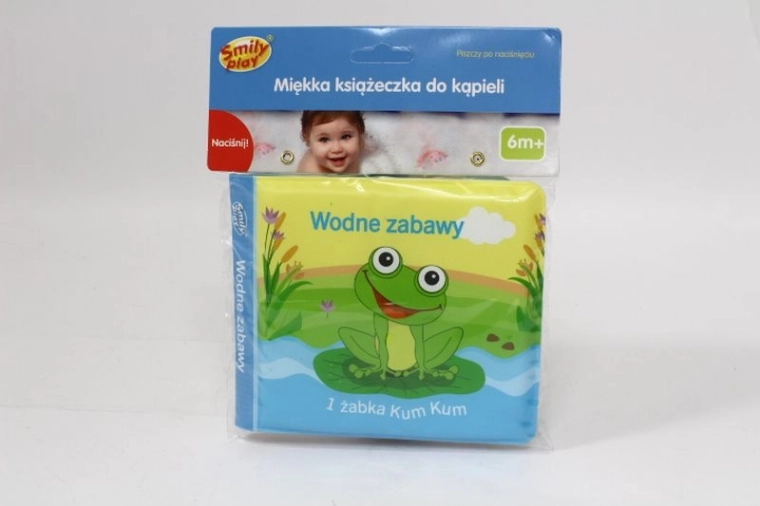 SmilyPlay blød pivelyds-badebog med dyr