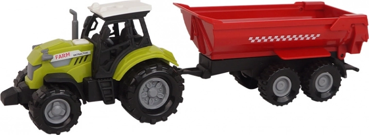 Traktor med trailer