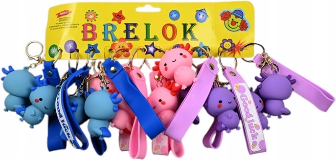 Axolotl-nøglering – vedhæng til nøgler