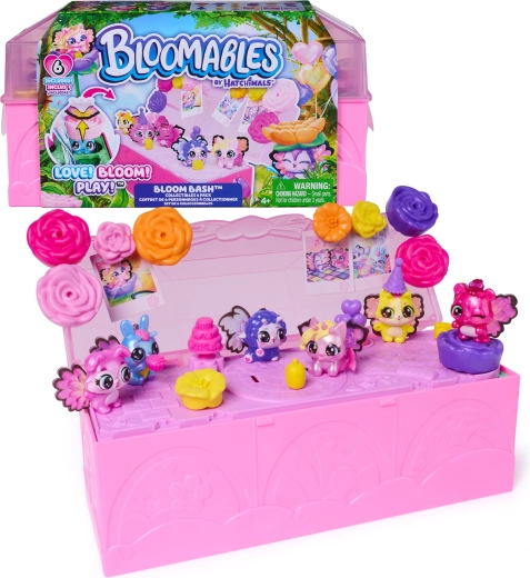 Hatchimals Bloomables Bloom Bash sæt med 6 figurer med tilbehør