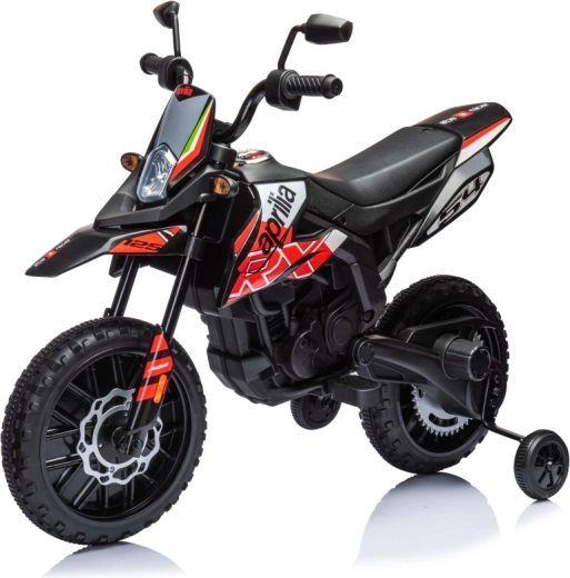 Elektrisk børnemotorcykel APRILIA RX, rød