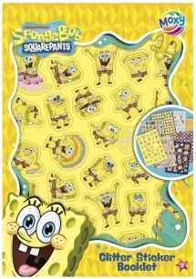 Klistermærkehæfte SpongeBob – glitrende klistermærker (8 ark)