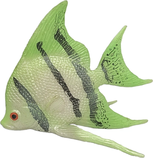 Gummi-fisk grøn 10 cm