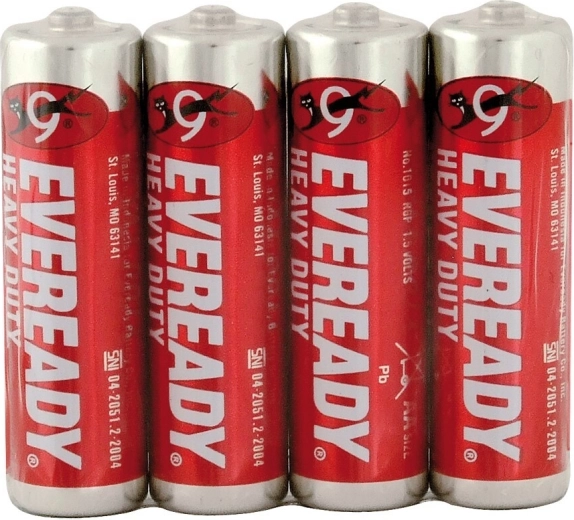 Energizer Eveready Heavy Duty Red AA R6 1,5 V – AA-batterier, 4 stk.