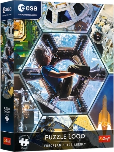 Puzzle PremPlus Wyprawy kosmiczne 1000 brikker - 1 stk.