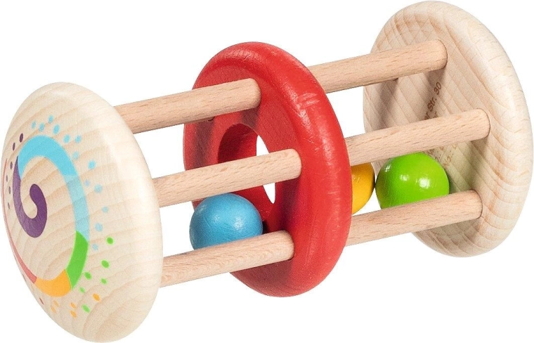 Følering med dobbelt bur og rangle - 1 stk.