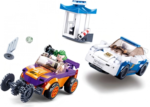 Byggesæt Politijagt med optræksbil