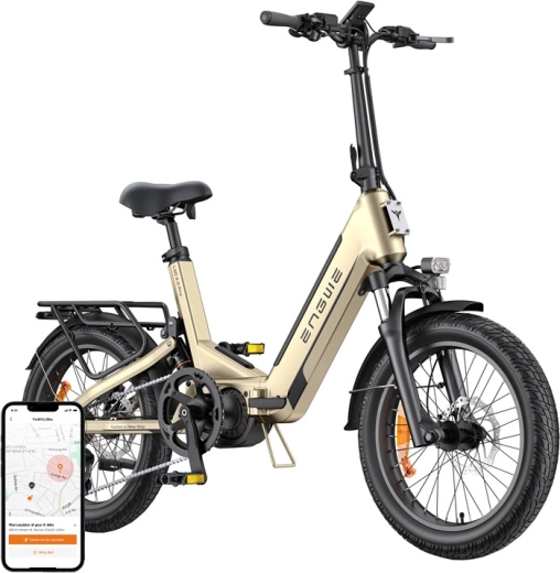 Engwe L20 3.0 Pro foldbar elektrisk citybike 20" guld