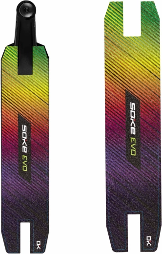 Soke griptape til freestyle løbehjul rainbow 47 × 10 cm - 1 stk.