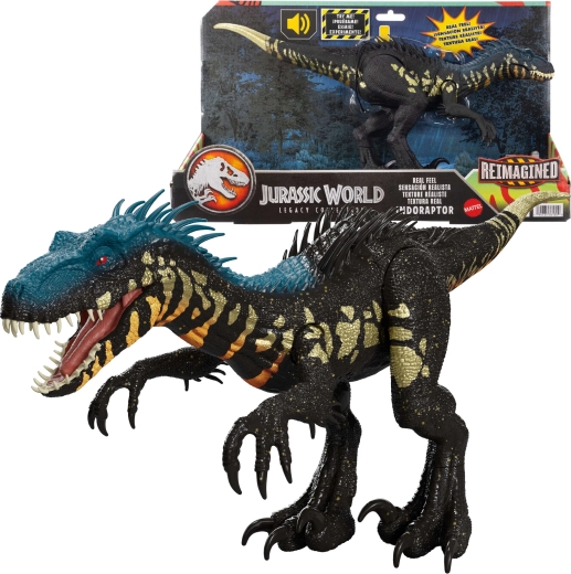 Mattel Jurassic World Reimagined interaktiv dinofigur Indoraptor 35 cm