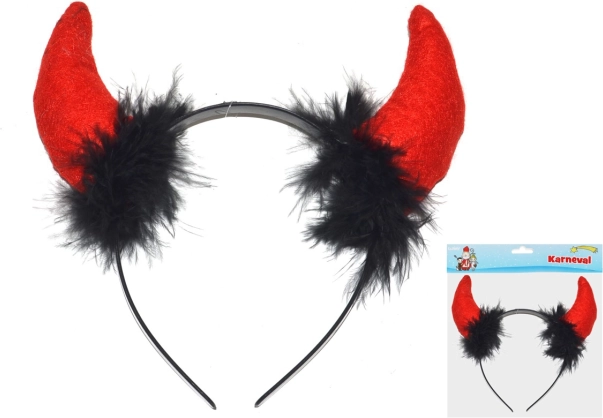 Plast Djævle Horn til Karneval