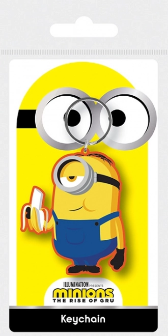 Gummi-nøglering Minions – Stuart med banan