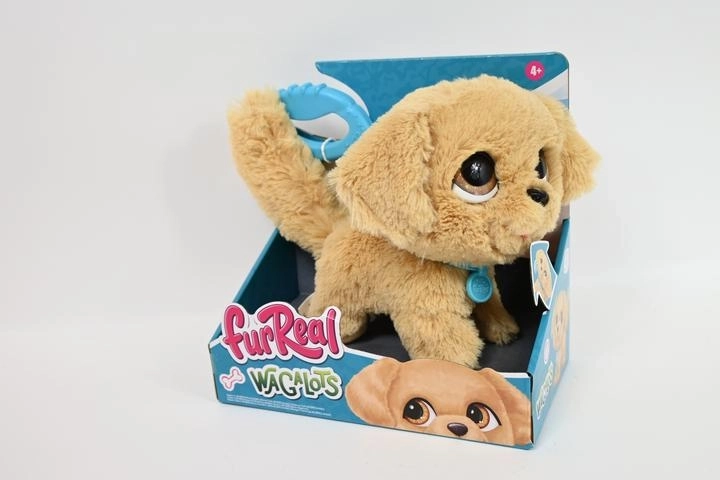 FurReal WaggLots gående golden retriever i snor