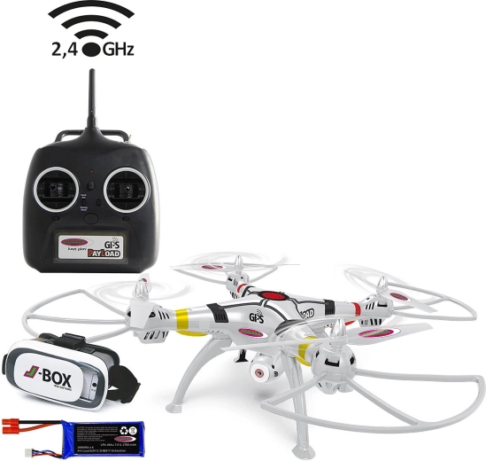 Jamara Payload GPS VR-drone med WiFi FPV HD-kamera 720p