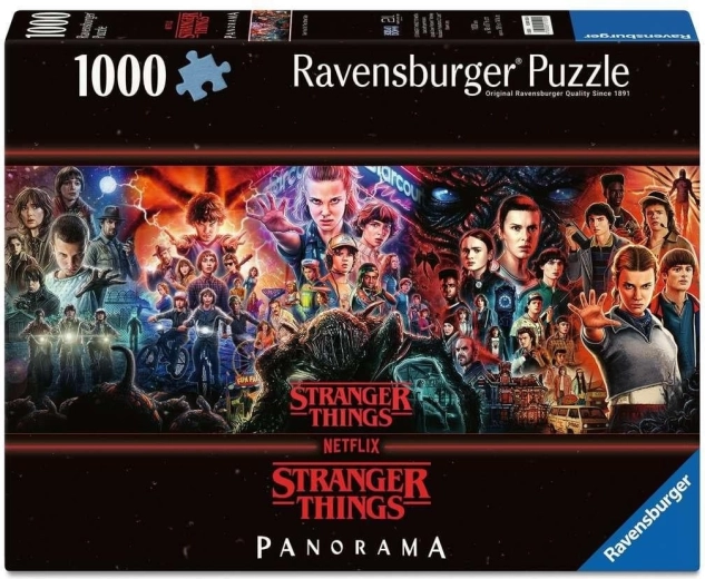 Panoramapuslespil Stranger Things 1000 brikker RAVENSBURGER