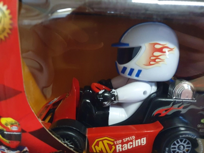 Go-kart med kører (B-vare) - 1 stk.