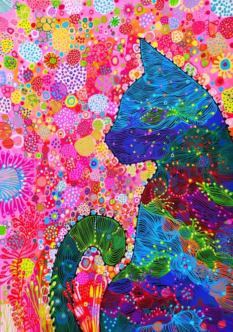 Puslespil Vildfaren kat 3000 brikker