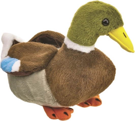 Plysbamset gråand 28 cm