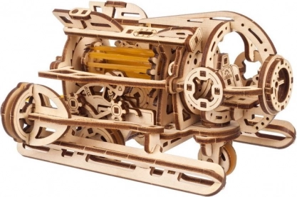 Træ 3D mekanisk puslespil Steampunk-ubåd