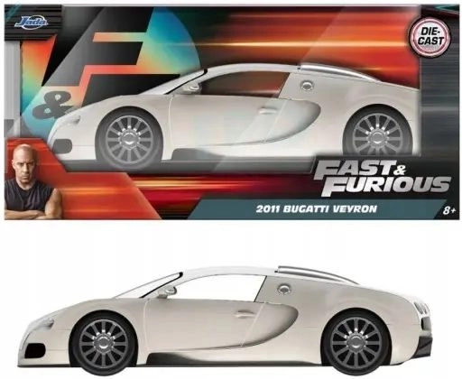 Jada model Bugatti Veyron 2011 fra serien Rychle a zběsile i målestoksforholdet 1:24
