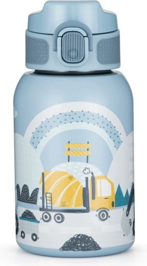 Petite&Mars termoflaske i rustfrit stål med sugerør 350 ml work zone 12 m+