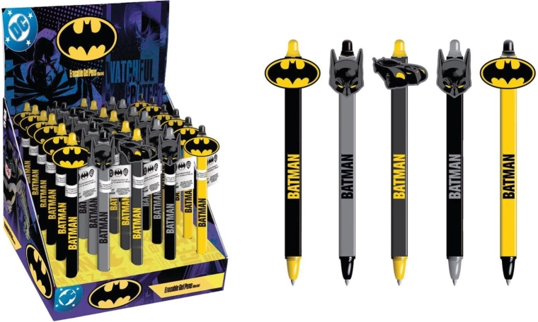 Viskelæderpen Batman med 3D-topper 11 cm