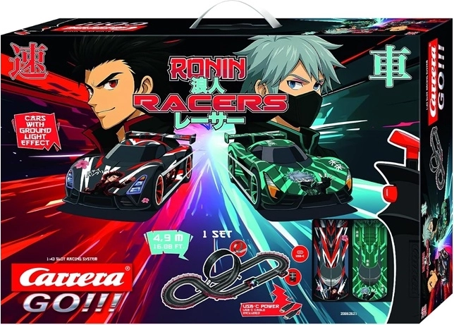 Carrera GO!!! racerbanesæt Ronin Racers 4,9 m