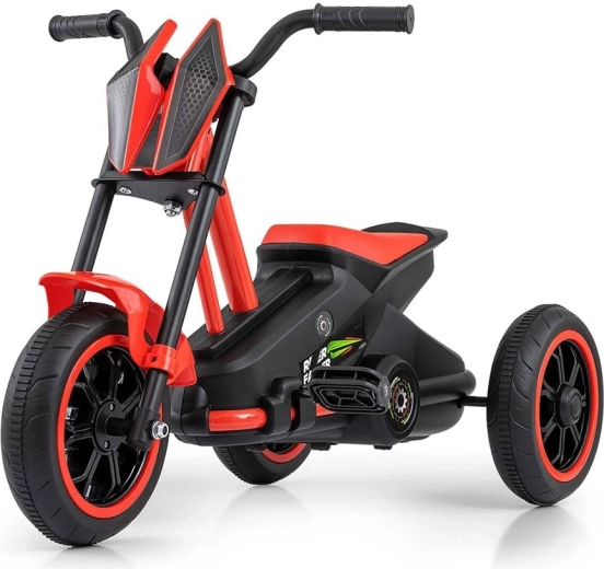 Børns pedal-motokart Milly Mally Rider rød
