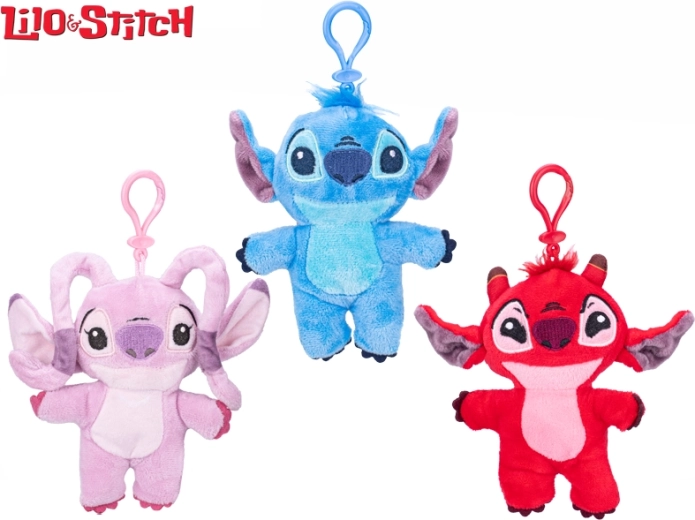 Plysbamse-nøglering Lilo & Stitch 13 cm