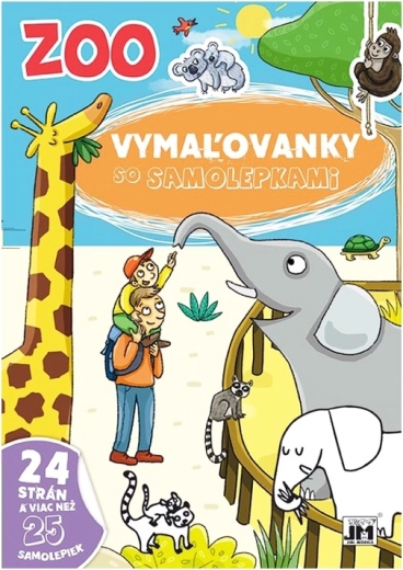 Malebog ZOO med klistermærker