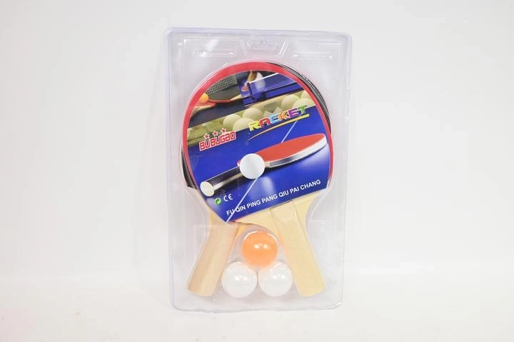 Bordtennissæt (2 bat + 3 bolde)