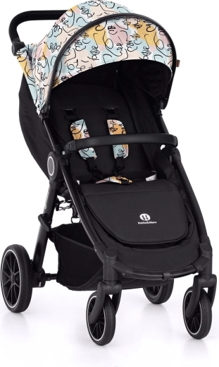 Petite&Mars sportsklapvogn Street+ RWS black limited 100 faces
