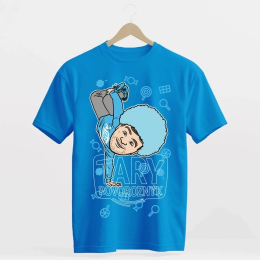 T-shirt Tary Povoroznyk candyfloss blå 152–158