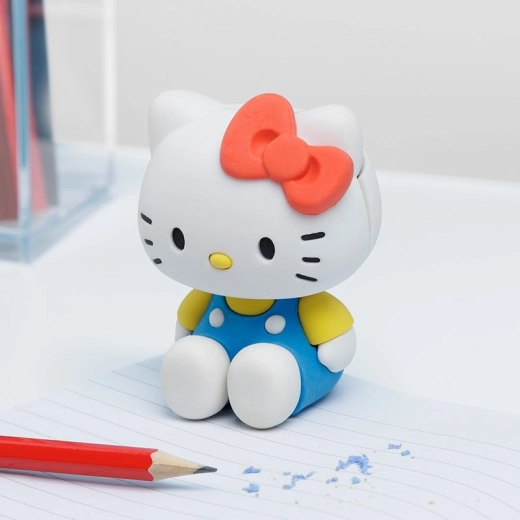 Hello Kitty-viskelæder i figurform