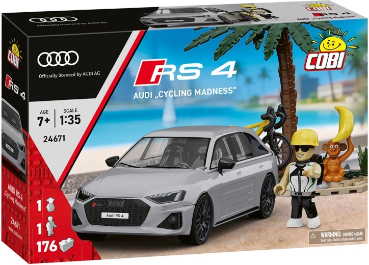 Byggesæt COBI Audi RS4 Cycling Madness i skala 1:35