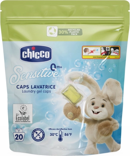 Vaskekapsler CHICCO Baby Sensitive, 20 stk.