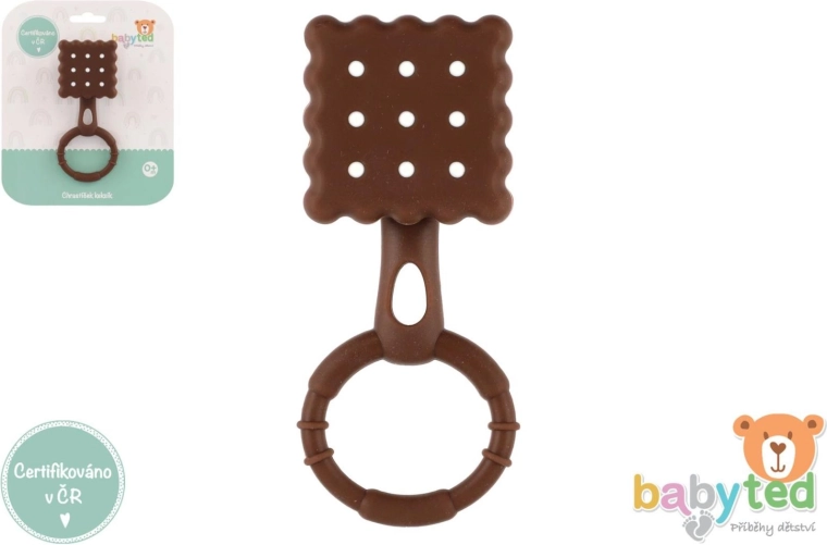 Silikone rangle og bidering småkage BabyTed 0m+